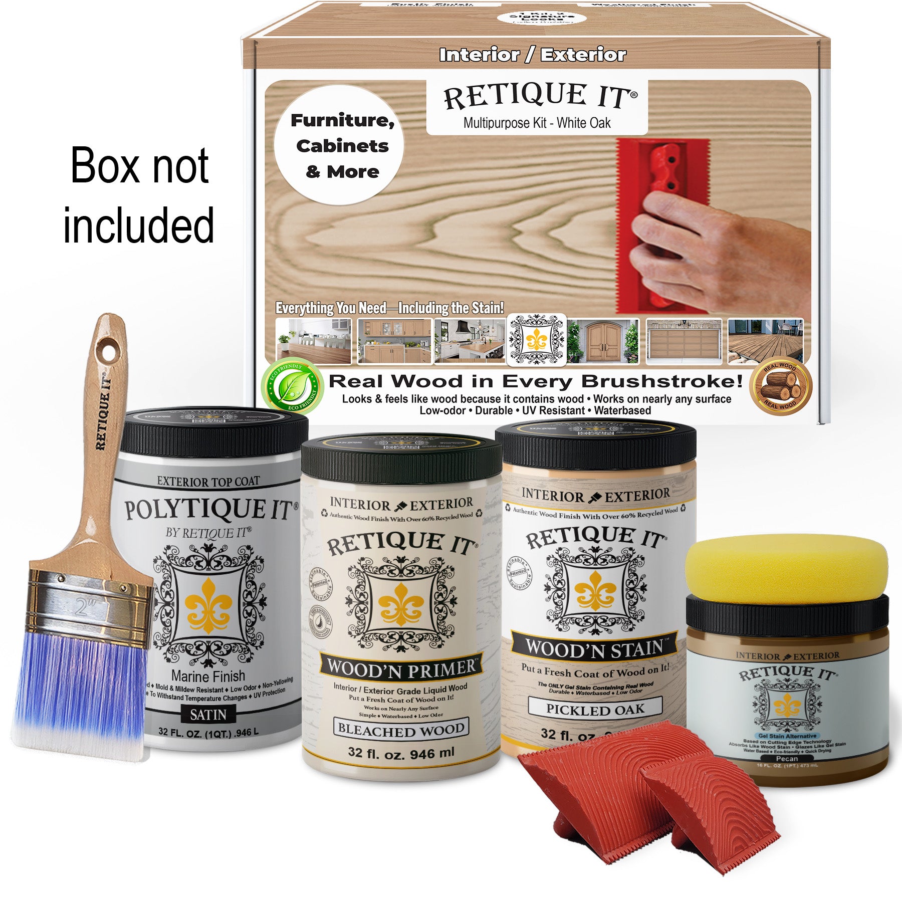 Multi-purpose Wood'n Kit (Large) - White Oak - Exterior Top Coat