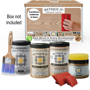 Multi-purpose Wood'n Kit (Large) - Pickled Oak - Exterior Top Coat