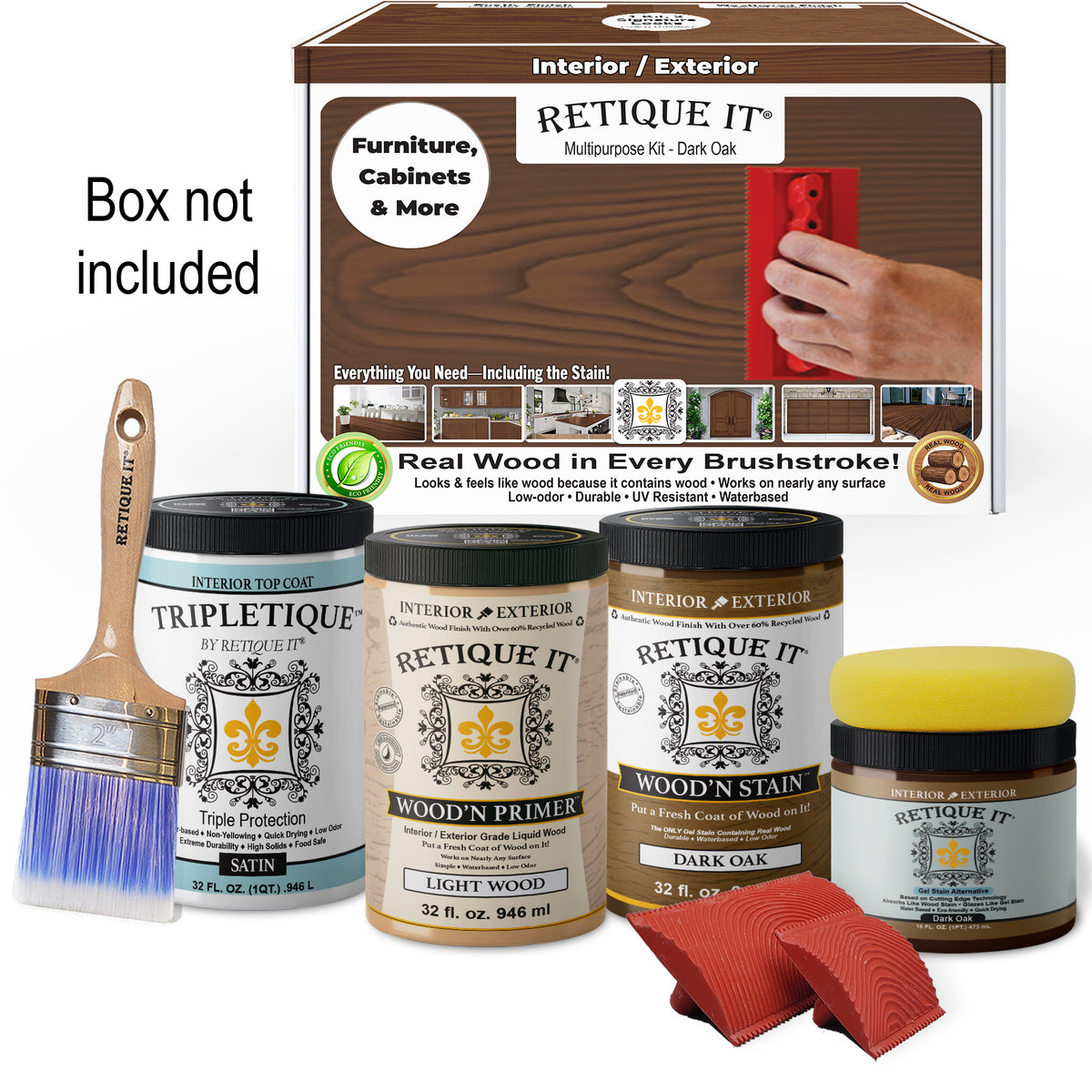 Multi-purpose Wood'n Kit (Large) - Dark Oak - Interior Top Coat