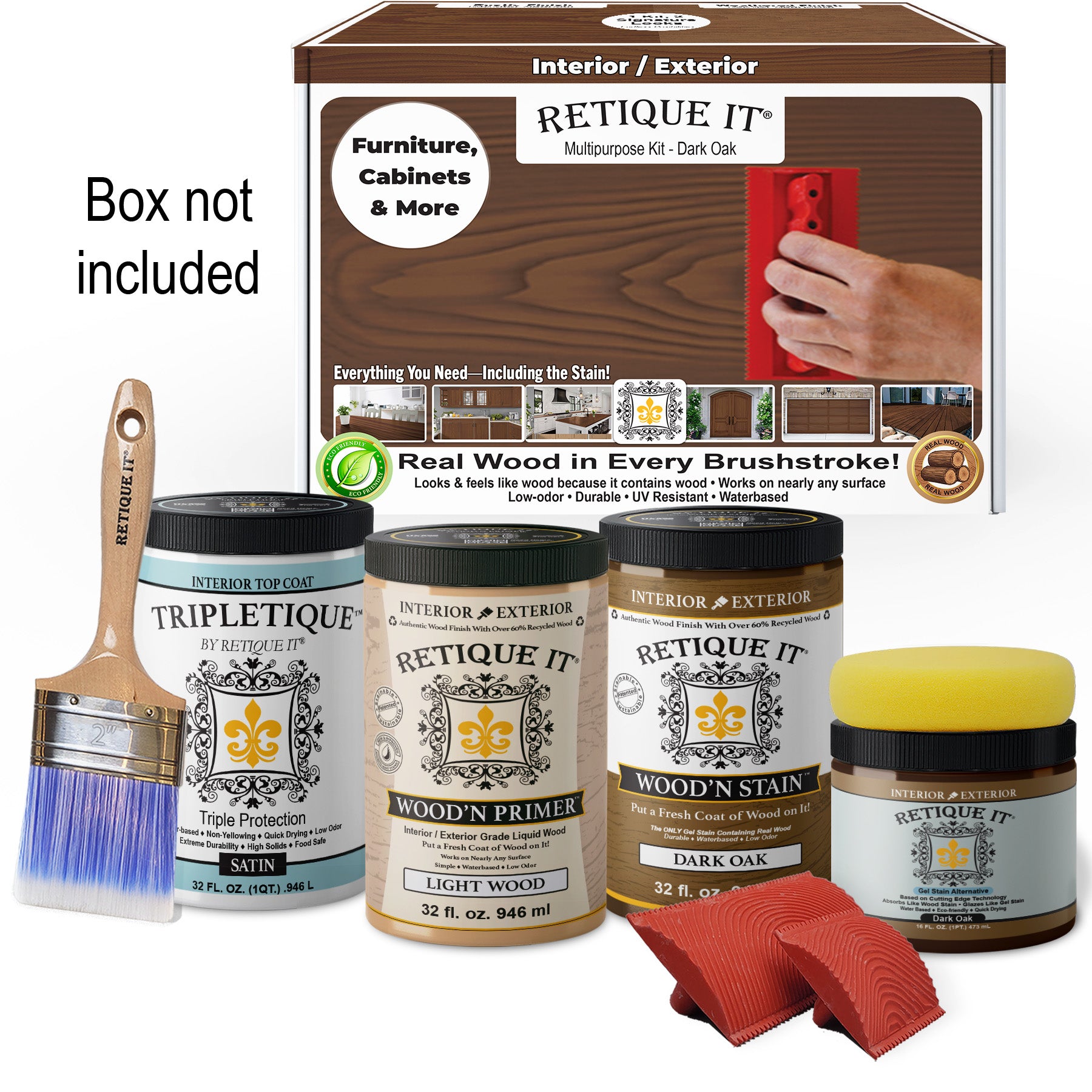 Multi-purpose Wood'n Kit (Large) - Dark Oak - Interior Top Coat