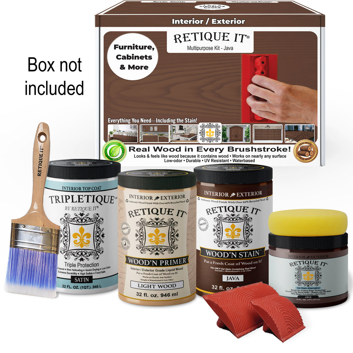 Multi-purpose Wood'n Kit (Large) - Java - Interior Top Coat