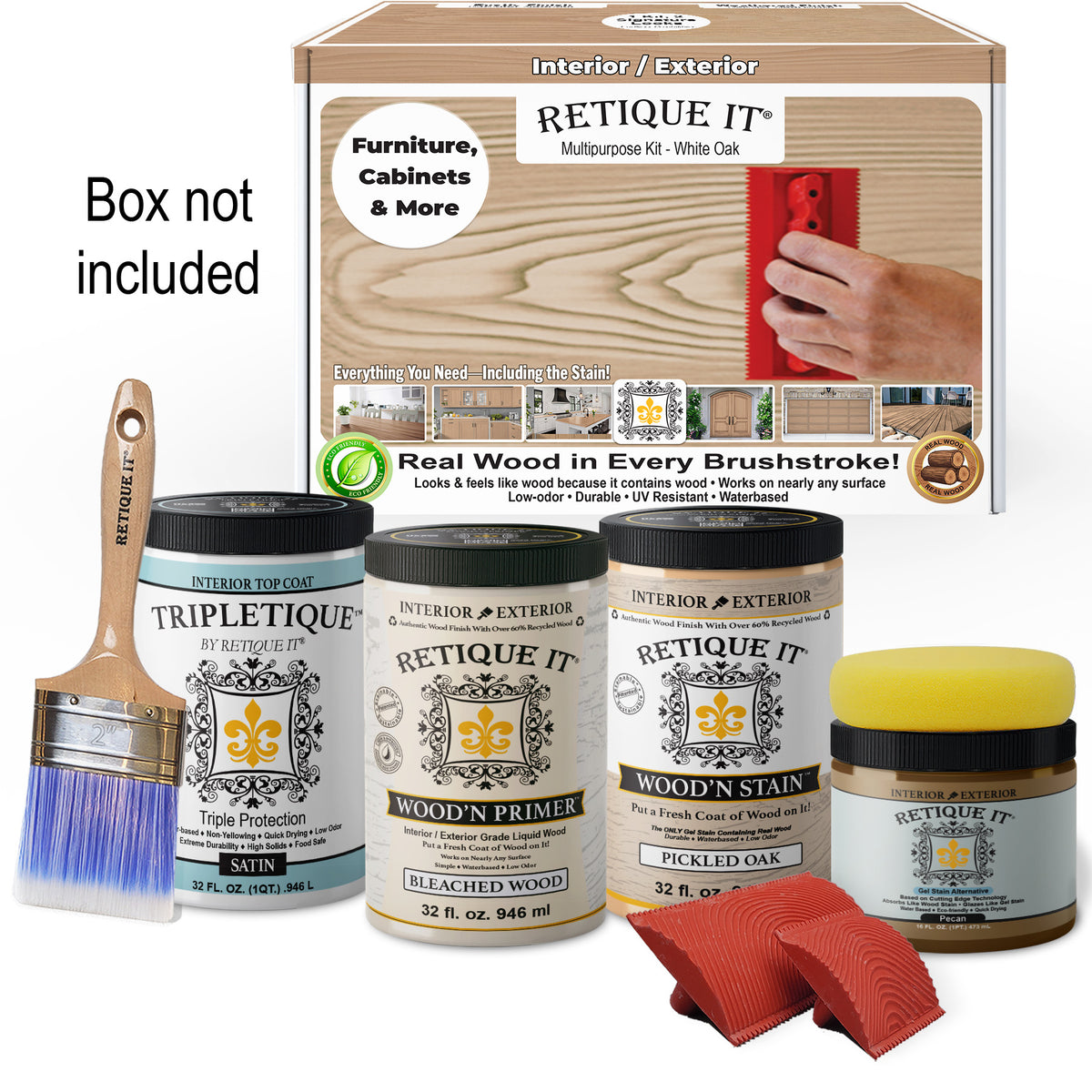 Multi-purpose Wood'n Kit (Large) - White Oak - Interior Top Coat
