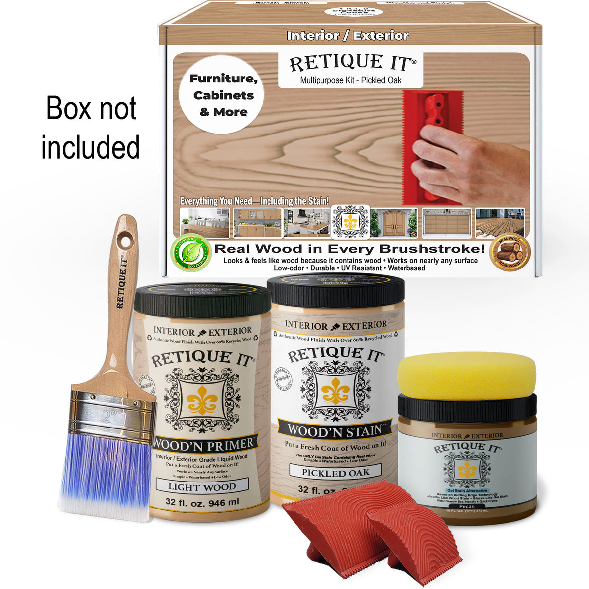 Multi-purpose Wood'n Kit (Large) - Pickled Oak