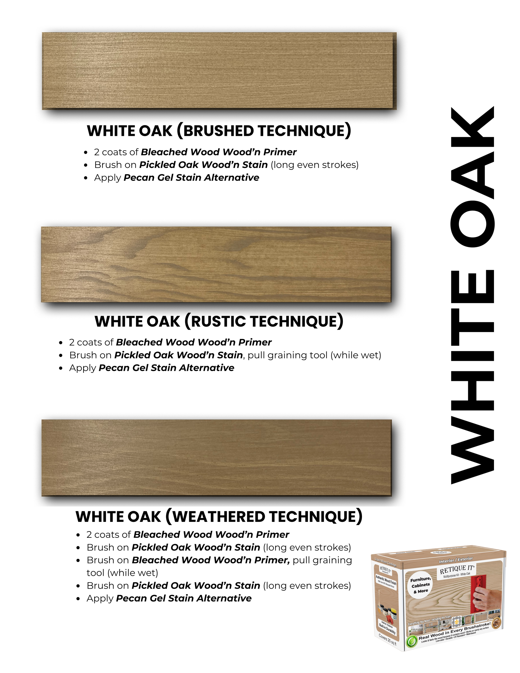 Retique It Wood Finish Kits Fan Deck