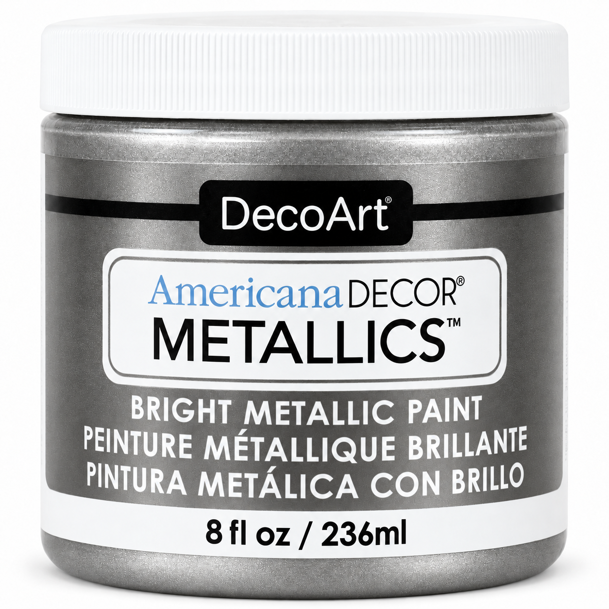 Tin Americana Decor Metallics paint, 8 oz jar