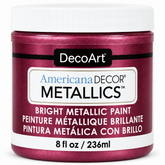 Berry Americana Decor Metallics paint, 8 oz jar