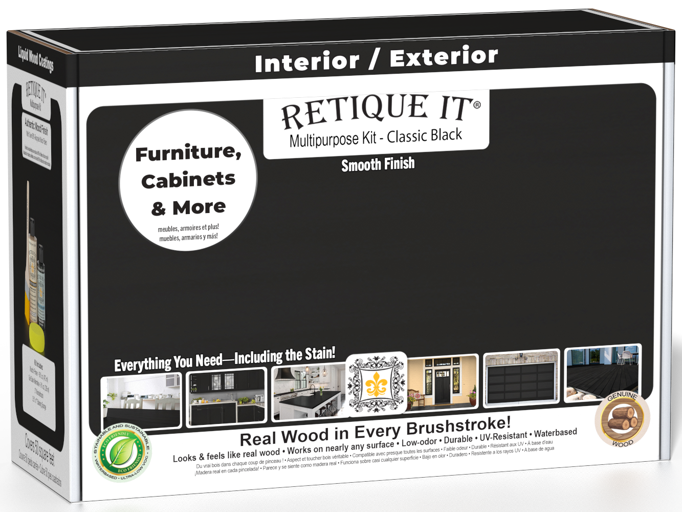 Multi-purpose Smooth Finish Kit - Classic Black - Interior Top Coat