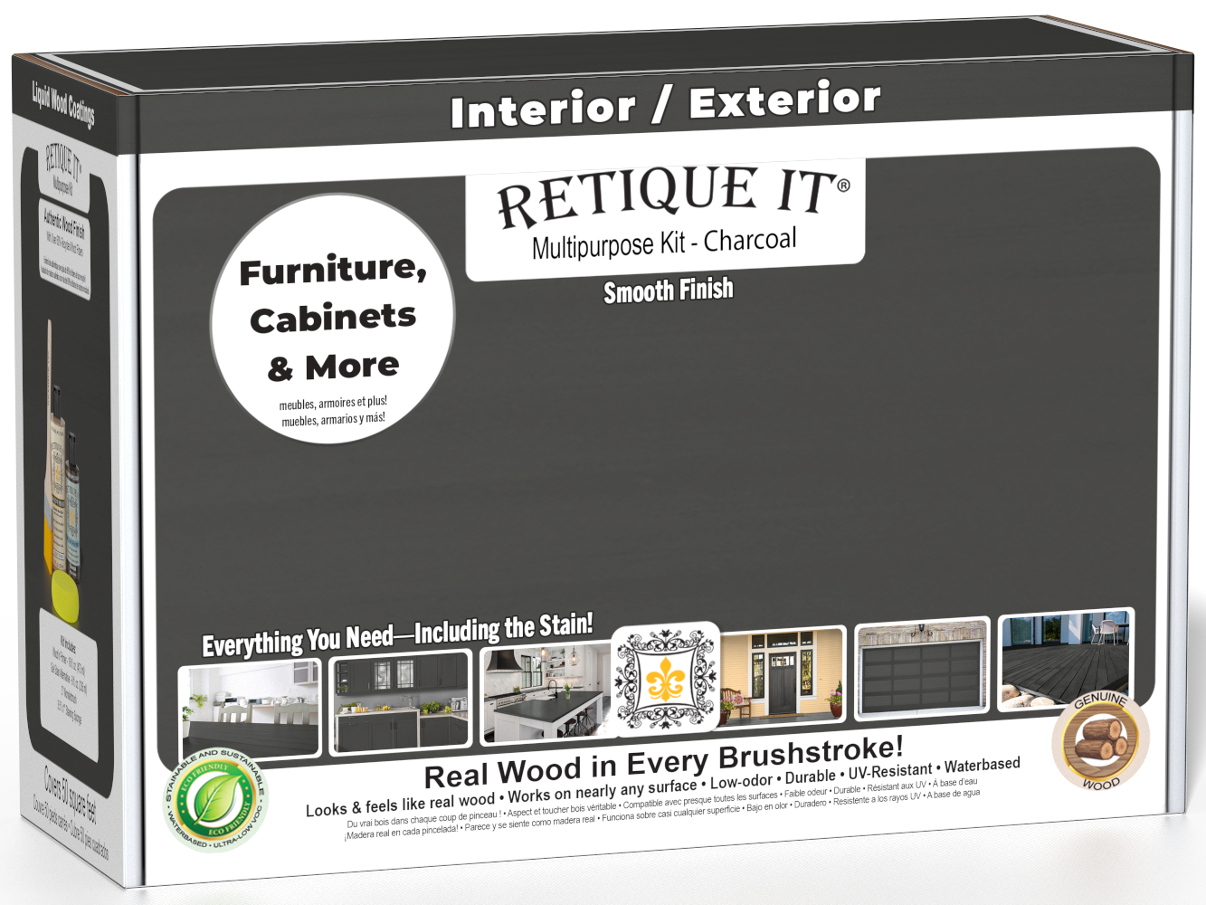 Multi-purpose Smooth Finish Kit - Charcoal - Interior Top Coat