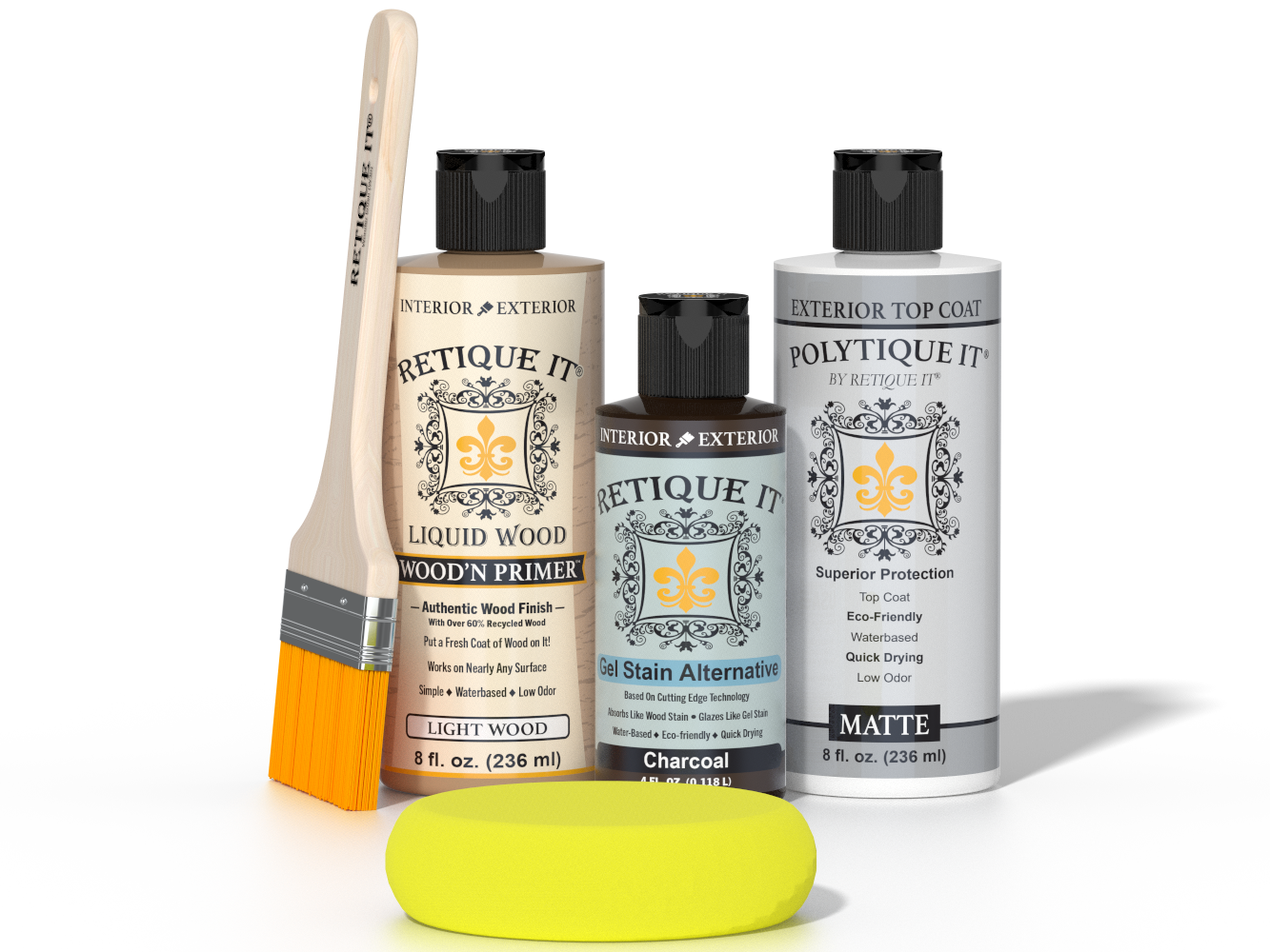 Multi-purpose Smooth Finish Kit - Charcoal - Exterior Top Coat