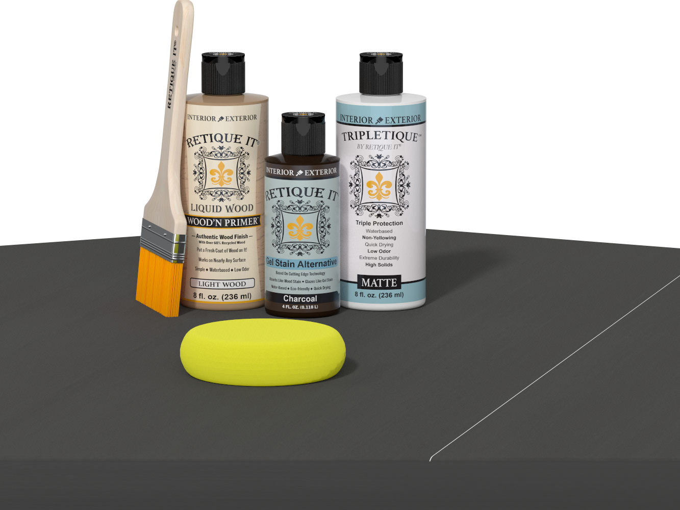 Multi-purpose Smooth Finish Kit - Charcoal - Interior Top Coat