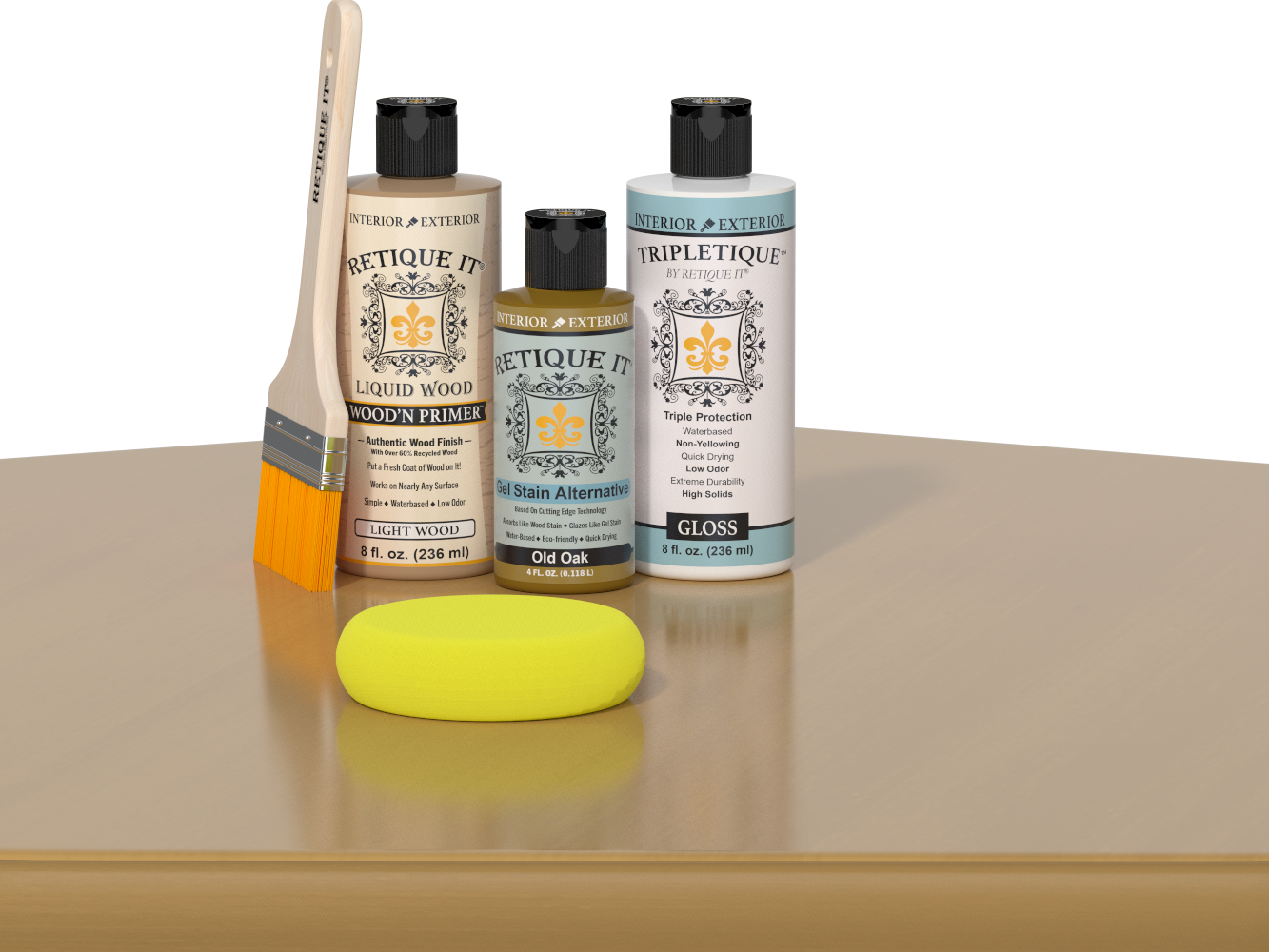 Multi-purpose Smooth Finish Kit - Old Oak - Interior Top Coat