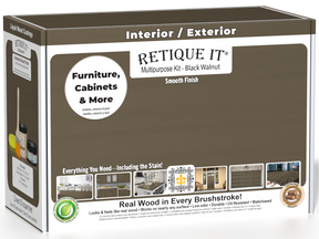 Multi-purpose Smooth Finish Kit (Med) - Black Walnut - Exterior Top Coat