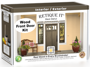 Wood'n Door Smooth Finish Kit - Black Walnut — box hero