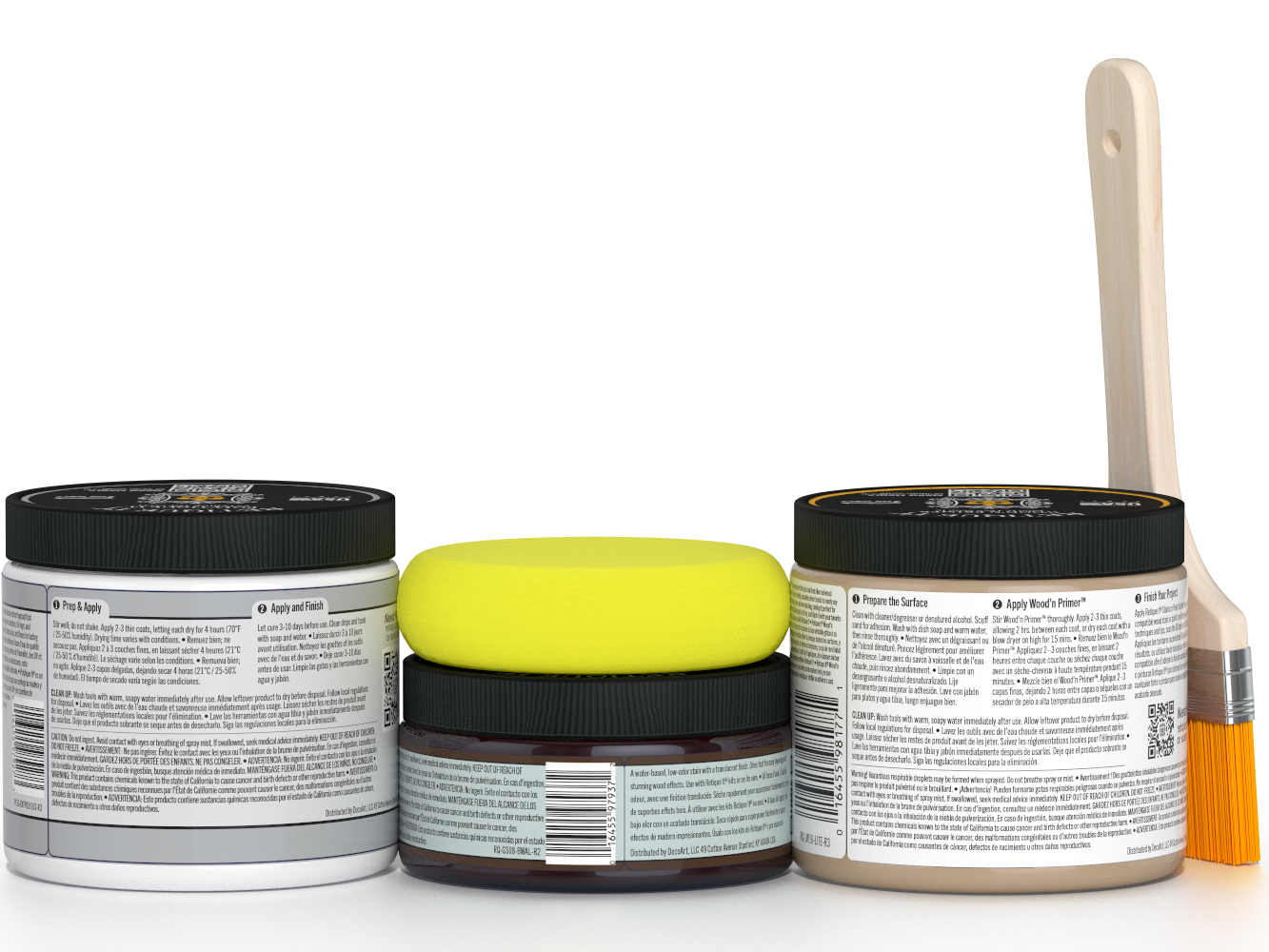 Multi-purpose Smooth Finish Kit (Med) - Black Walnut - Exterior Top Coat