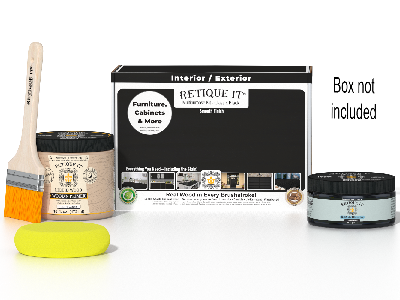 Multi-purpose Smooth Finish Kit (Med) - Classic Black