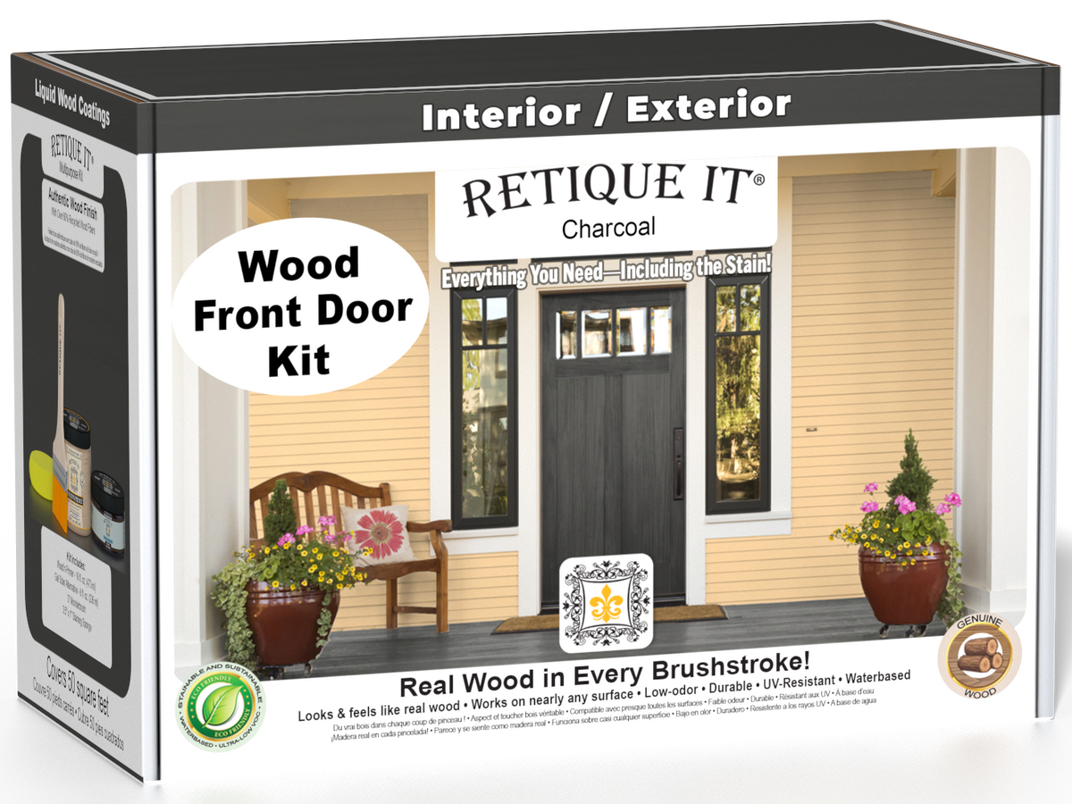 Wood'n Door Smooth Finish Kit - Charcoal — box hero