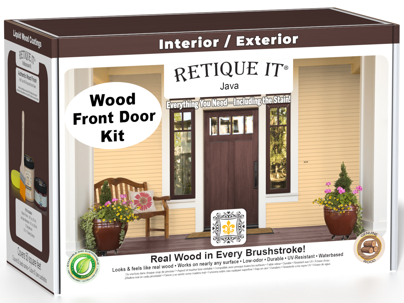 Wood'n Door Smooth Finish Kit - Java — box hero