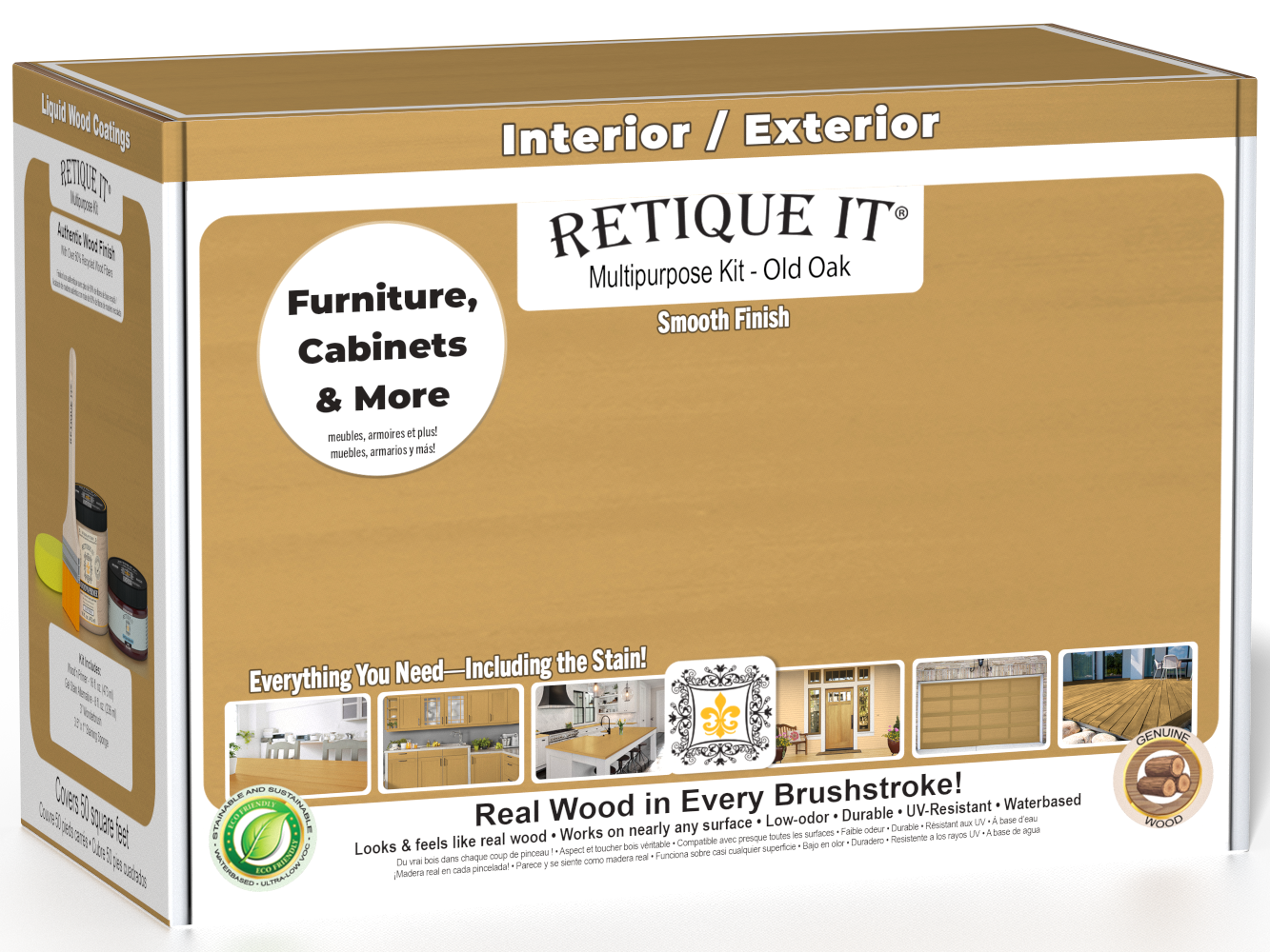 Multi-purpose Smooth Finish Kit (Med) - Old Oak