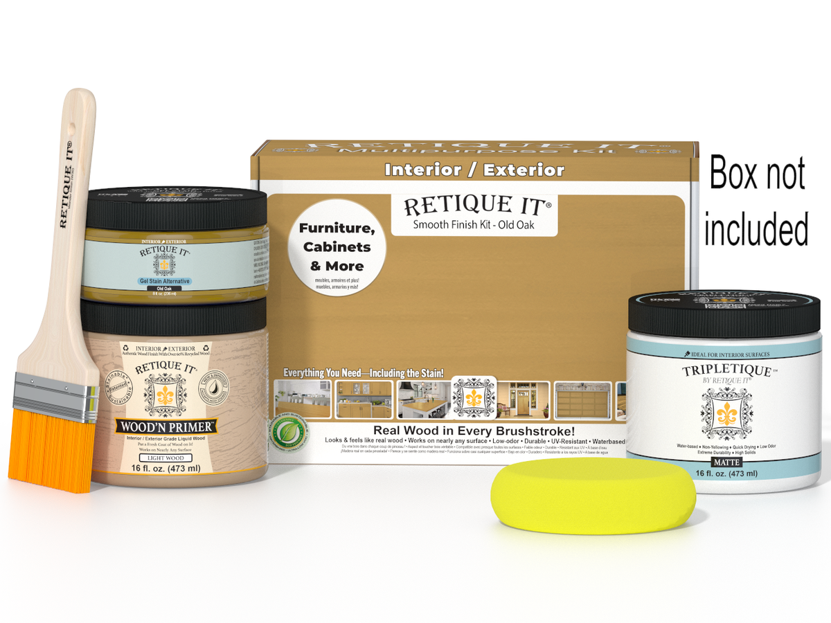 Multi-purpose Smooth Finish Kit (Med) - Old Oak - Interior Top Coat