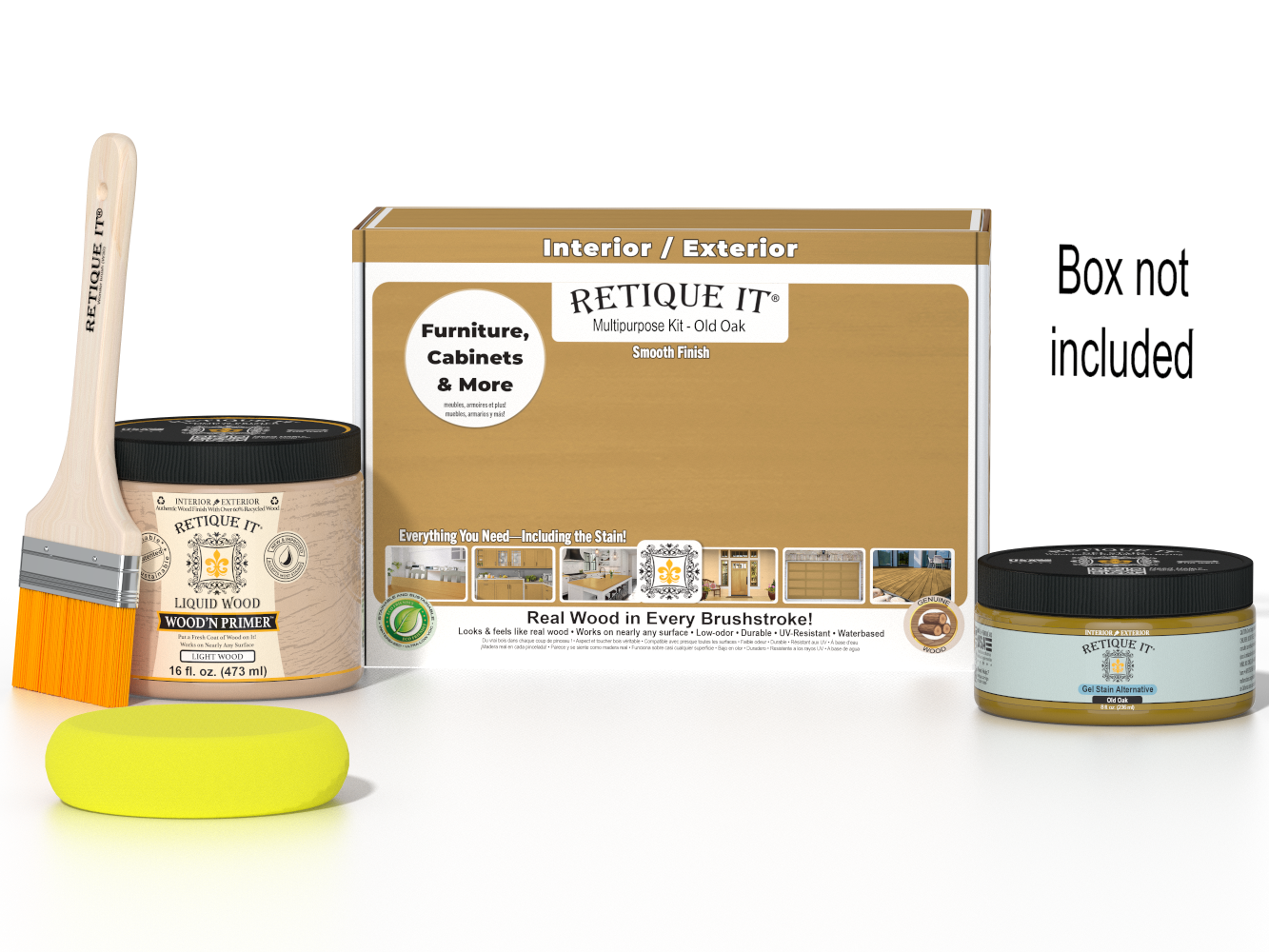 Multi-purpose Smooth Finish Kit (Med) - Old Oak
