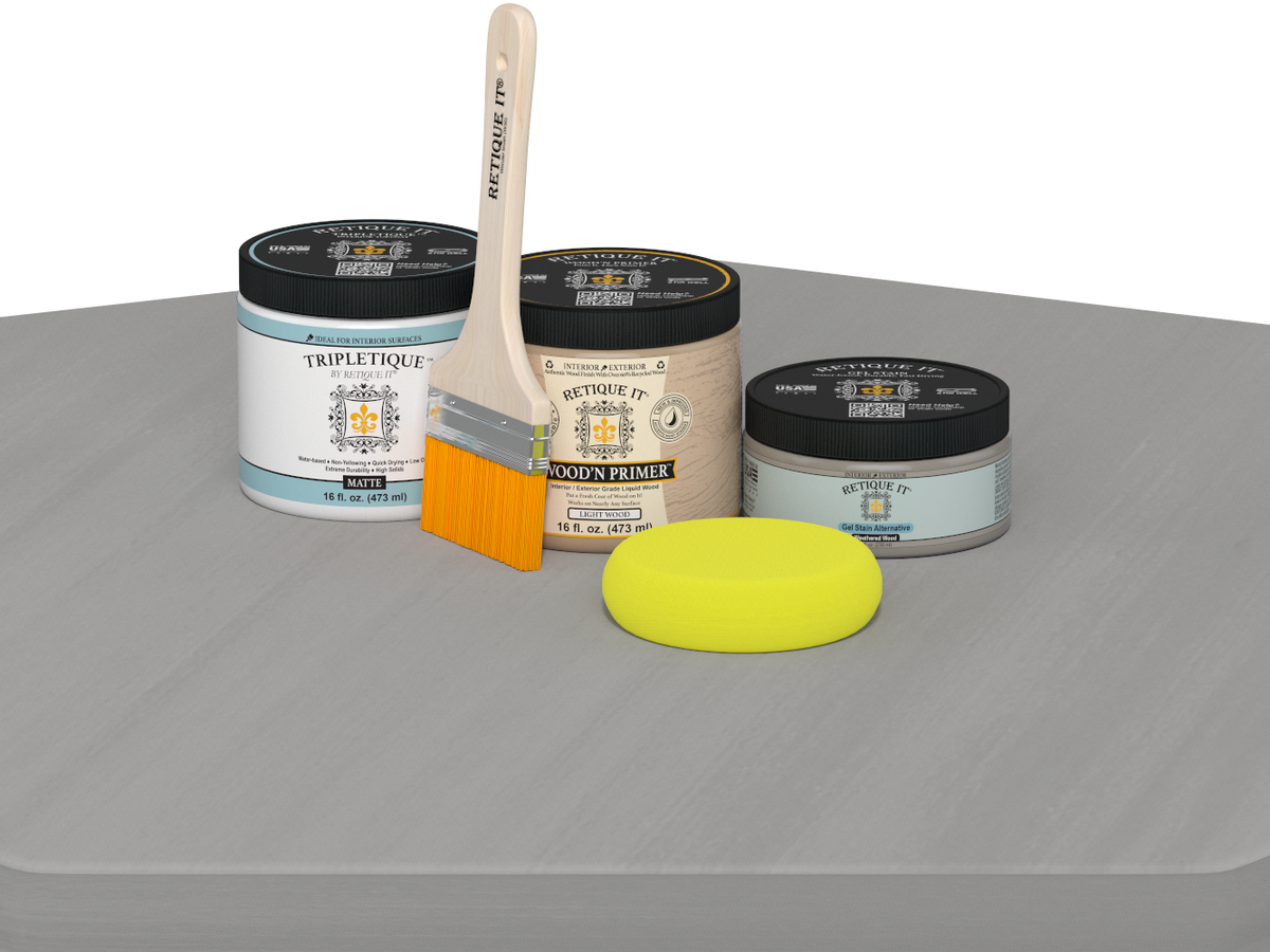 Multi-purpose Smooth Finish Kit (Med) - Weathered Wood - Interior Top Coat