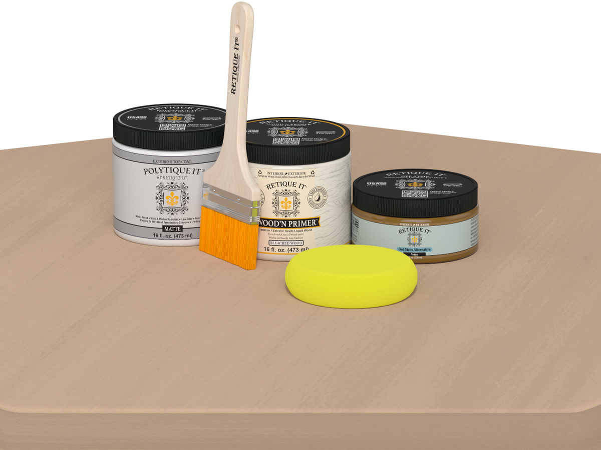 Multi-purpose Smooth Finish Kit (Med) - White Oak - Exterior Top Coat