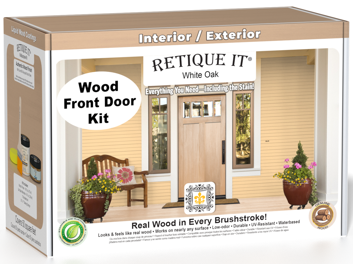 Wood'n Door Smooth Finish Kit - White Oak — box hero