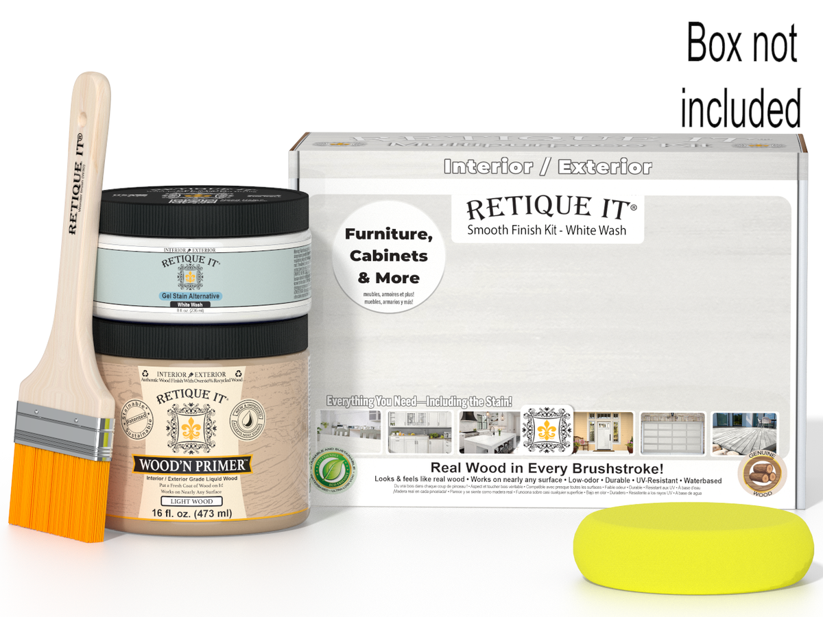 Multi-purpose Smooth Finish Kit (Med) - White Wash