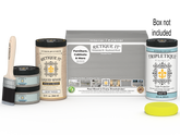 Large Weathered Wood Multi-purpose Smooth Finish Kit by Retique It® for interior top coat application in wood finishing.