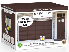 Wood'n Door Smooth Finish Kit (Front & Garage Door) - Java — box hero