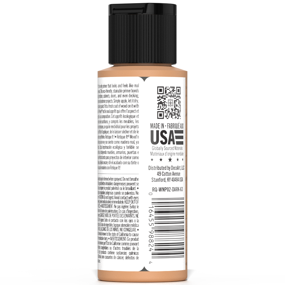 Liquid Wood Wood'n Primer - Dark Wood - 2 oz Sample