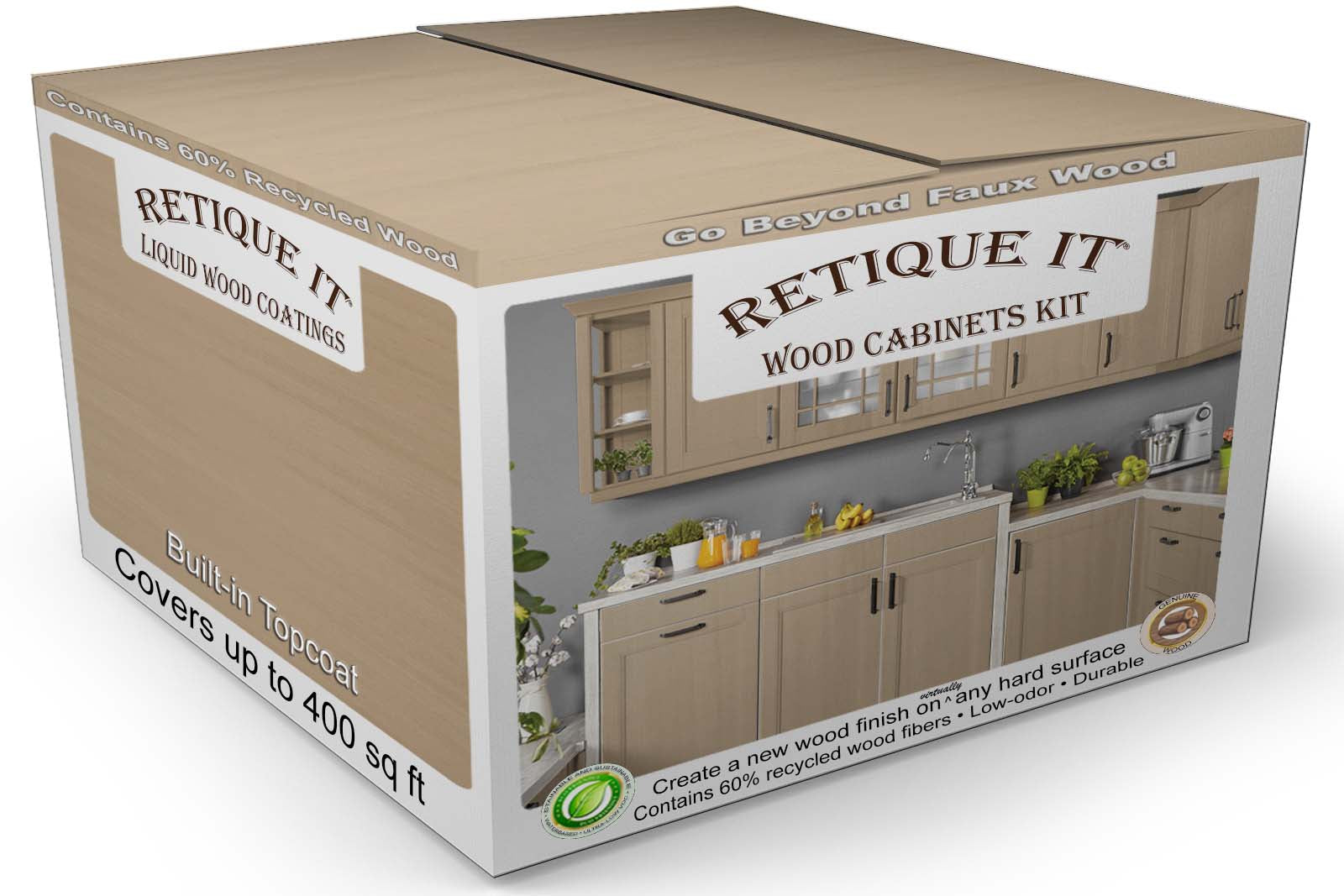 Wood'n Cabinet Kit - (24 Door / Smooth) - Weathered Wood