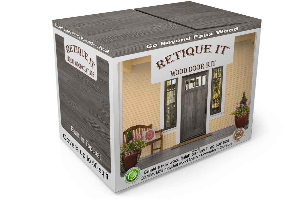 Wood'n Finish Front Door Kit - Harbor Gray