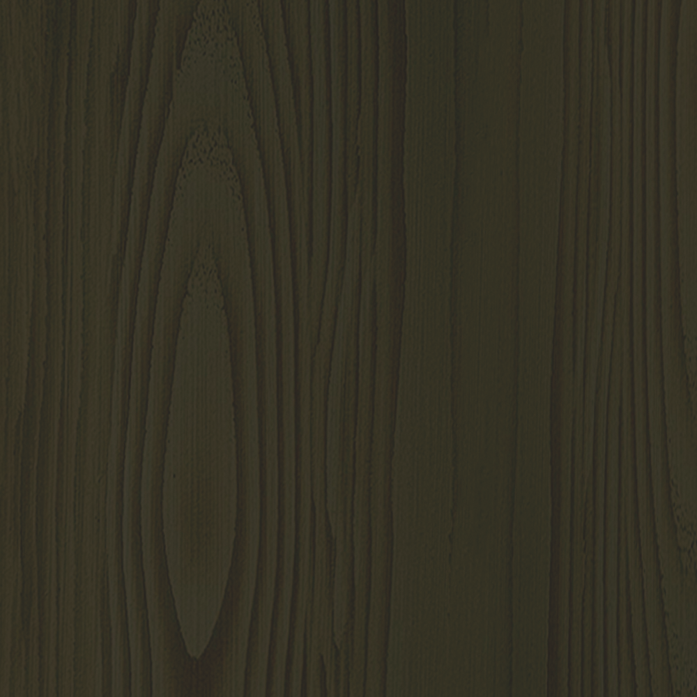 Liquid Wood'n Stain by Retique It in Charcoal color, 32 oz, showcasing the stain's dark, rich wood finish on a sample surface.
