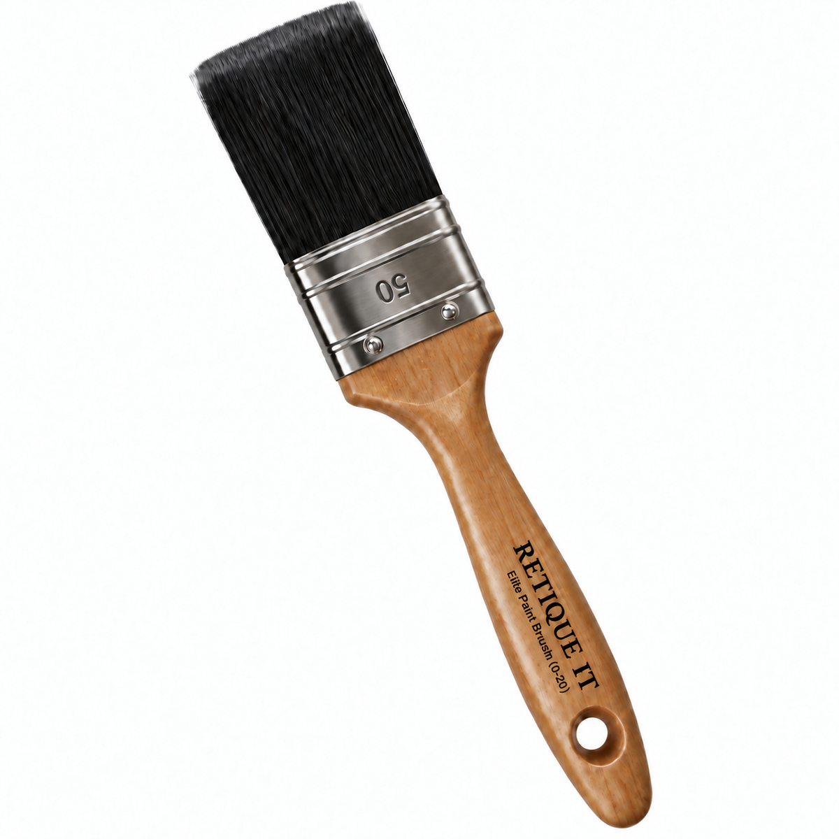 Retique It 2-inch Oval Elite paint brush with oval bristles for smooth, even application