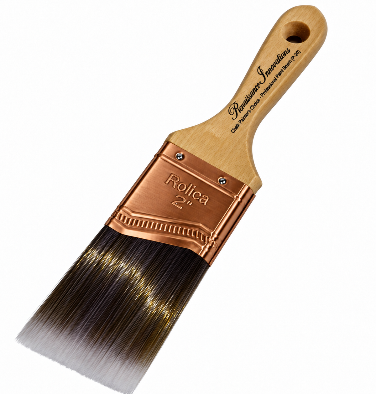 Retique It 2-inch professional paint brush with flat bristles for smooth, precise painting