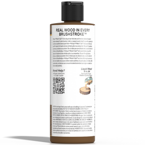 Retique It Liquid Wood Wood'n Stain in Dark Oak, 8 oz bottle, showing the dark stain liquid for wood finishing.