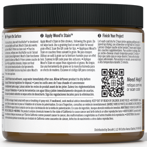 Retique It Liquid Wood Wood'n Stain in Dark Oak, 16 oz bottle, showing rich dark oak wood stain for furniture and projects.