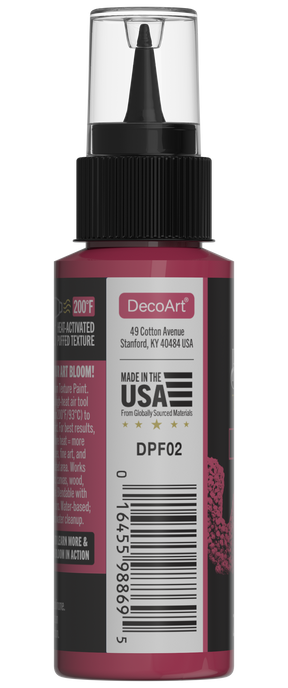 Retique It® Bloom Texture Paint 4pk in Desert Petal, showing the textured paint application on wall surface for a decorative finish.