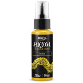 DecoArt Bloom Texture Paint in Sun Relic, vibrant orange and gold textured acrylic paint for artistic projects.