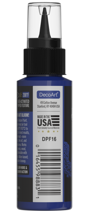 Retique It Bloom Texture Paint 4-pack in Prussian Depths, showcasing textured blue wall paint with rich depth and intricate surface details.