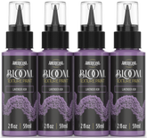 Retique It® Bloom Texture Paint 4-pack in Lavender Ash, showing textured paint bottles with lavender and ash tones.
