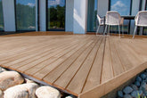 Large Bare Wood Kit by Retique It for exterior decking, includes stain not included, with gloss top coat for a finished look.