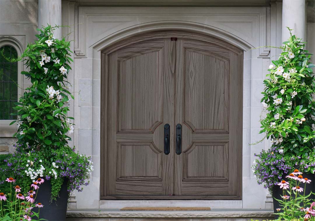 Wood'n Finish Front Door Kit (Double) - Harbor Gray