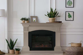 Retique It wood finish kit in Harbor Gray, large multi-purpose smooth finish top coat for exterior wood surfaces and fireplaces.