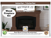 Fireplace Wood'n Finish Kit (Full Fireplace) - Java
