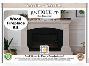 Fireplace Wood'n Finish Kit (Full Fireplace) - Sun Bleached
