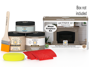 Fireplace Wood'n Finish Kit (Full Fireplace) - Weathered Wood