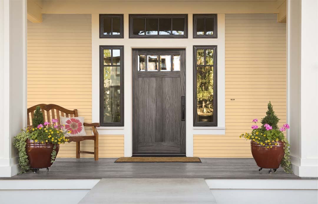 Wood'n Finish Front Door Kit - Harbor Gray