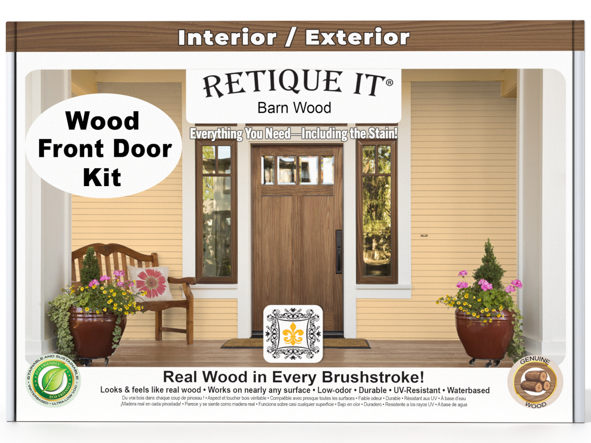 Wood'n Finish Front Door Kit - Dark Oak